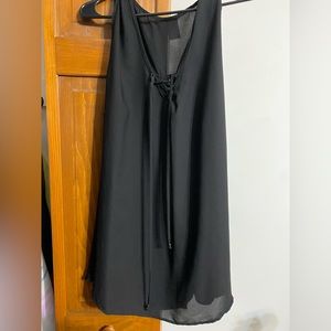 Black shear tank top sz 3x